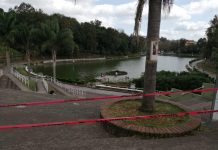 Nuevamente acordonan paseo de Los Lagos y parque Los Berros en Xalapa