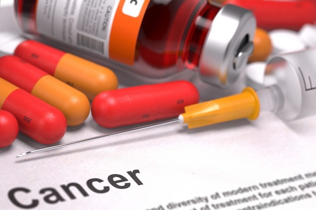 Cancer,Diagnosis.,Medical,Concept,With,Composition,Of,Medicaments,-,Red