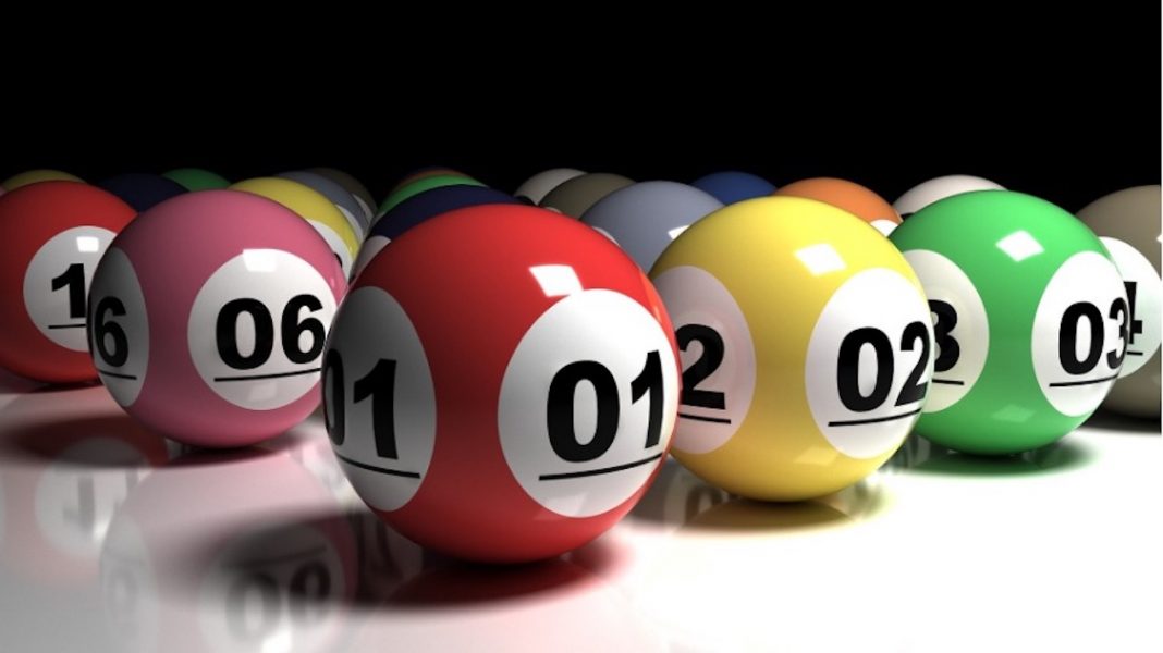 Esferas sorteo de lotería Esferas del sorteo de lotería powerball y mega millions