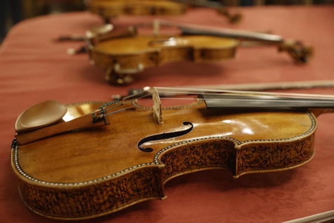 Palatine Stradivarius violins leave their showcases 'to take life' under strict surveillance