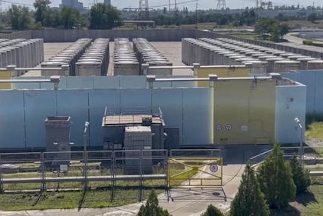 Damages at Zaporizhzhia Nuclear Power Station in Enerhodar