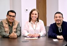 Se reúne Rocío Nahle con presidente de Jucopo y delegado de Bienestar
