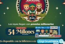 Lotería Nacional celebra el Día de Reyes con una bolsa de más de 50 millones de pesos