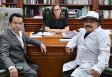 Nahle recibe a Ramos Alor como nuevo delegado del IMSS Bienestar en Veracruz