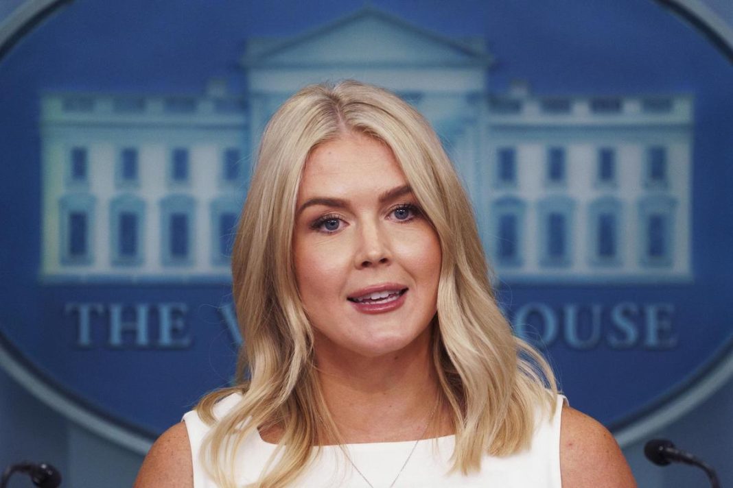 Karoline Leavitt Casa Blanca Vocera