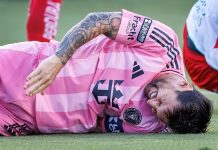 Messi sufre lesión muscular