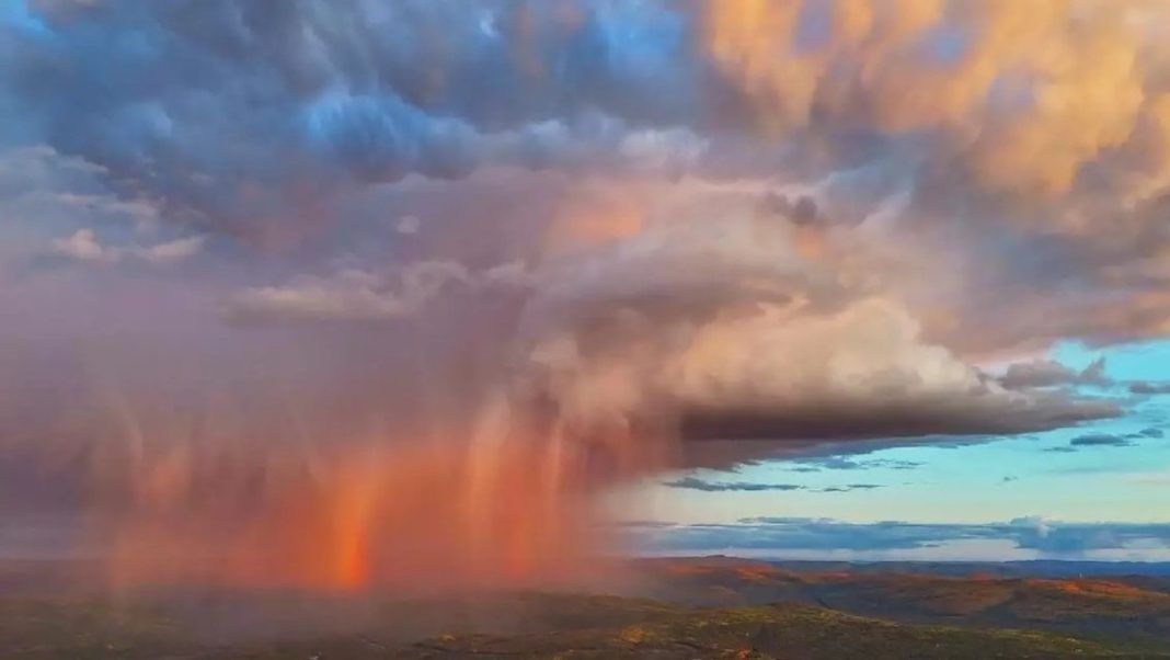 Cielo rojo