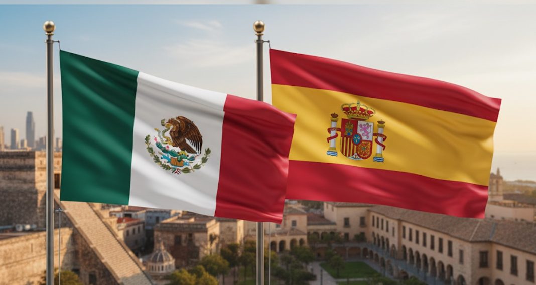 banderas-mexico-y-espana