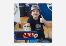 Niño de 9 años impone récord mundial en cubo de Rubik