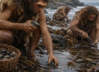 Neandertales recolectaban marisco con las mismas estrategias que los humanos modernos