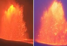 Volcán Kilauea lanza muro de lava en Hawái (VIDEO)