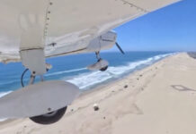 Piloto realiza aterrizaje de emergencia sobre playas de California (VIDEO)