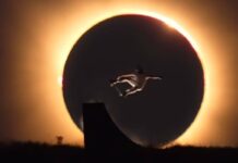 Skater Danny León logra la imagen más espectacular del eclipse solar total
