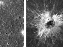 Descubren en la Luna el cráter más grande del sistema solar formado en tiempos recientes