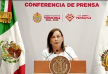 Nahle tacha de “show” protestas de salud en Veracruz